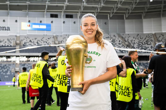 Hammarbys Emma Westin jublar