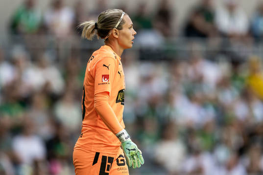 Häckens målvakt Jennifer Falk
