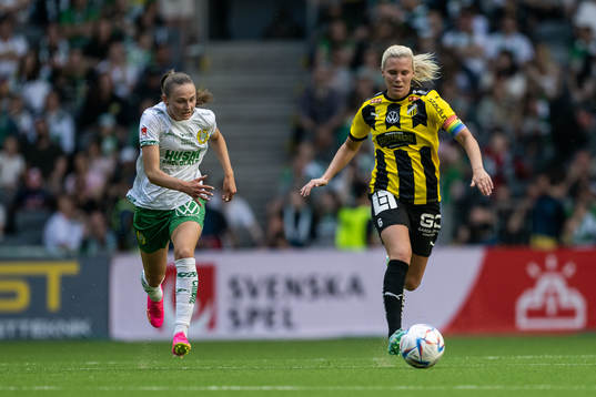 Hammarbys Vilde Hasund och Häckens Josefine Rybrink