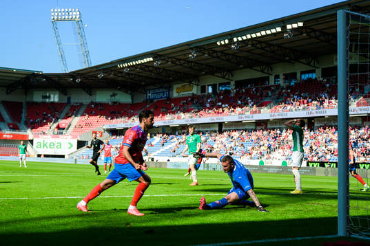 under fotbollsmatchen i Superettan mellan Helsingborg och