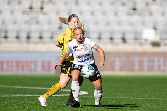 Elfsborgs Fanny Johansson och Vänersborgs Malin Wallgren