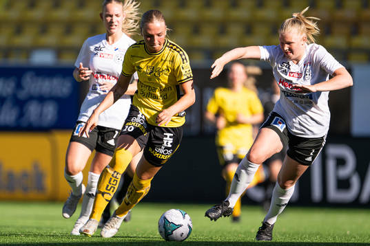 Elfsborgs Stina Jensen och Vänersborgs Felicia Sköld