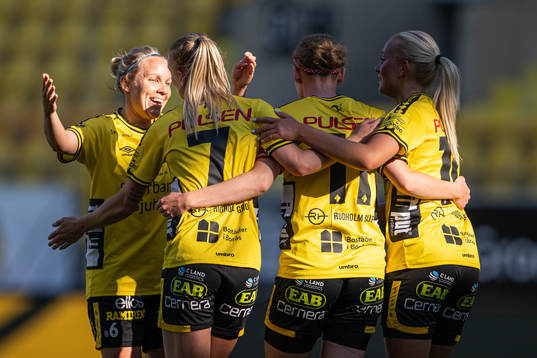 Elfsborgs spelare jublar
