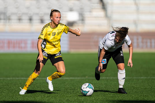 Elfsborgs Linn Sångberg och Vänersborgs Matilda Wiberg