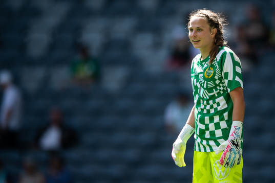 Hammarbys målvakt Anna Tamminen