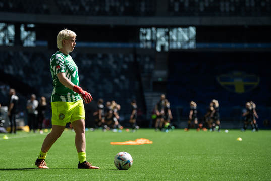 Hammarbys målvakt Moa Edrud