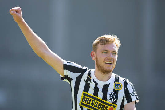 Landskronas Melker Jonsson  jublar
