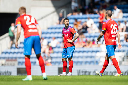 Helsingborgs Oliver Stojanovic Fredin deppar