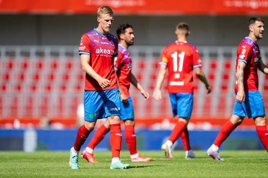 Helsingborgs Emil Hellman deppar