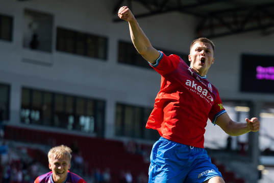 Helsingborgs Erik Ring jublar