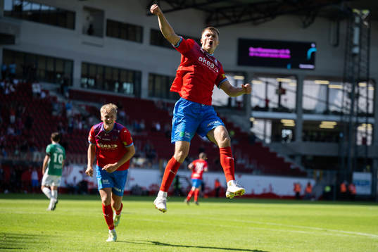 Helsingborgs Erik Ring jublar
