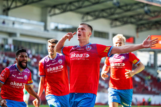 Helsingborgs Erik Ring jublar