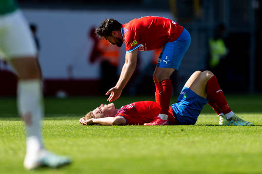 Helsingborgs Casper Widell och Frederik Holst deppar