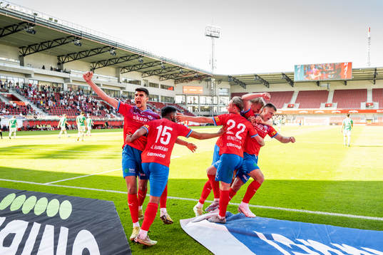 under fotbollsmatchen i Superettan mellan Helsingborg och