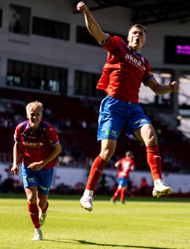 under fotbollsmatchen i Superettan mellan Helsingborg och