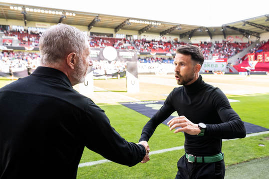 Helsingborgs tränare Stuart Baxter och Jönköpings