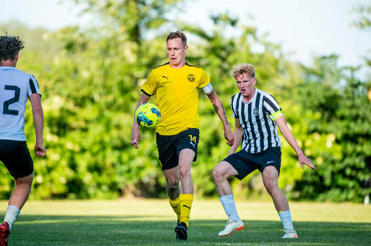 Västra Ingelstads Erik Björkman mot Landskronas Gustaf