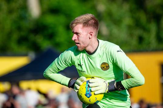 Västra Ingelstads målvakt Tim Lundell