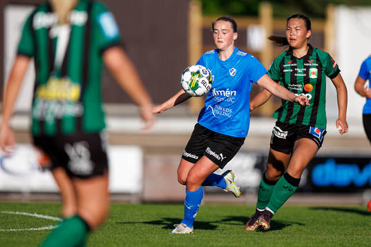 Halmstads Ebba Hellgren och Varbergs Matilda Mårtensson