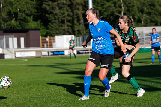 Halmstads Malin Andersson och Varbergs Wilma Johansson