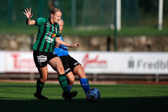 Varbergs Julia Hallberg och Halmstads Milly Göstasson