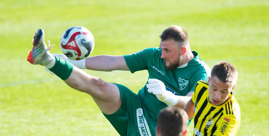 IFK Trelleborgs målvakt Aleksandar Cvetkovski i matchen i