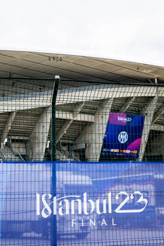 General exterior view of Atatürk Olympic Stadium