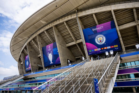 General exterior view of Atatürk Olympic Stadium