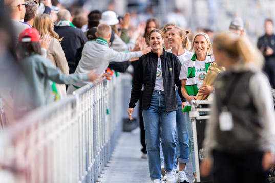 Hammarbys damlag med Hanna Folkesson och Jonna Andersson