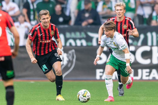 Brommapojkarnas Ludvig Fritzson och Hammarbys August