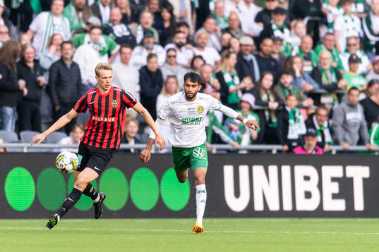 Brommapojkarnas Torbjörn Lysaker Heggem och Hammarbys