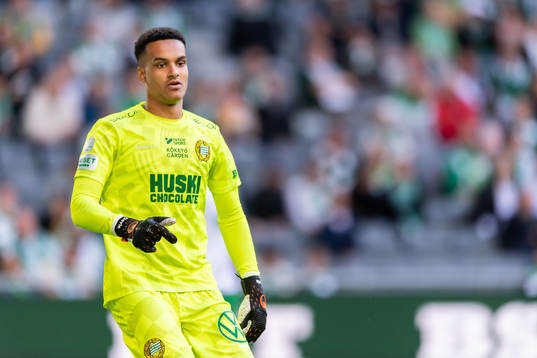 Hammarbys målvakt Oliver Dovin