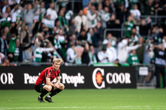Brommapojkarnas Alexander Jensen deppar