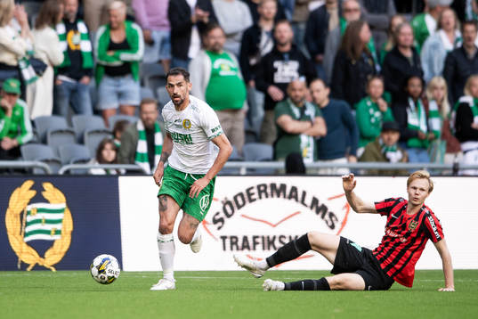 Hammarbys Loret Sadiku och Brommapojkarnas Tim Waker