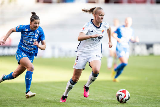 Kalmars Jessica Ayers och Djurgårdens Matilda Plan