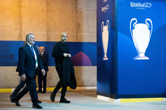 Head coach Pep Guardiola of Manchester City