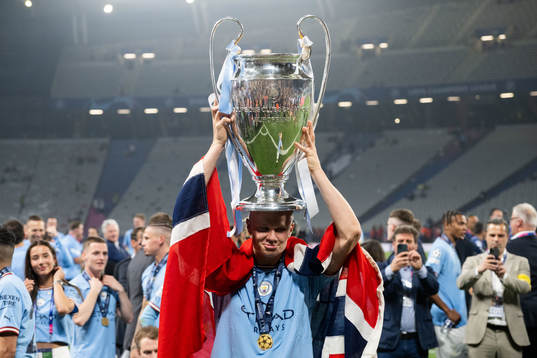 Erling Braut Haaland of Manchester City, Isabel Haugseng