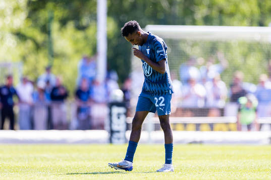 Malmö FFs Taha Ali jublar