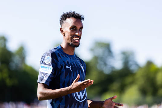 Malmö FFs Taha Ali jublar