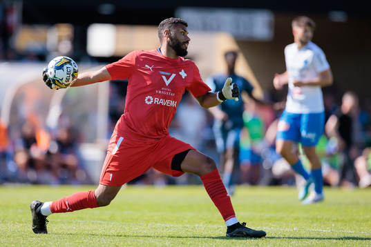 Värnamos målvakt Jonathan Ursin Rasheed