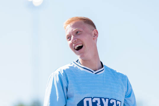 Malmö FFs Hugo Larsson jublar