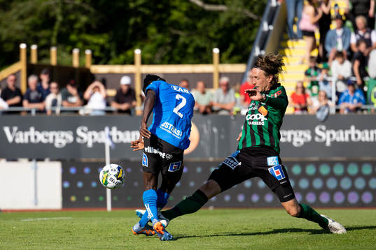 Halmstads Thomas Boakye och Varbergs Joakim Lindner