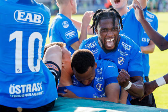 Halmstads Joseph Baffoe jublar