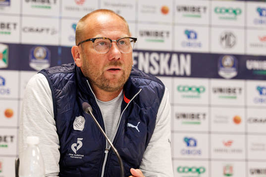 Halmstads tränare Magnus Haglund