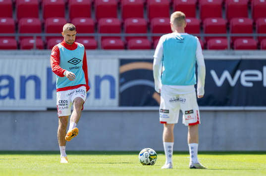 Degerfors Christos Gravius fotbollsmatchen i Allsvenskan
