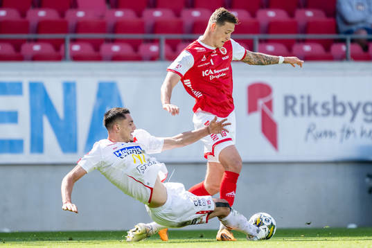 Degerfors Seid Korac och Kalmars Mileta Rajovic