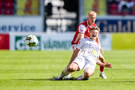 Kalmars Axel Lindahl och Degerfors Gustav Lindgren