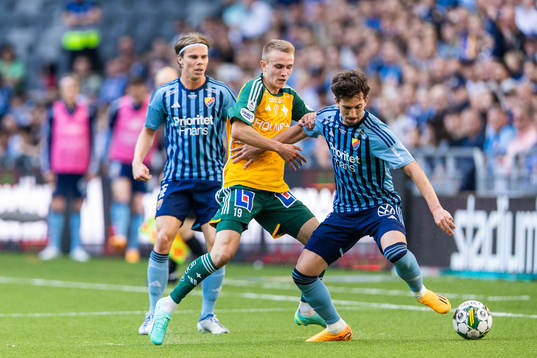 <IFK Norrköpings Victor Stange Lind och Djurgårdens
