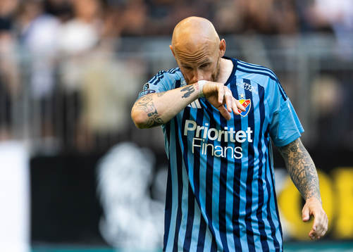 Djurgårdens Magnus Eriksson deppar
