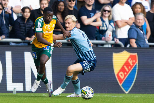 IFK Norrköpings Yahya Kalley och Djurgårdens Lucas